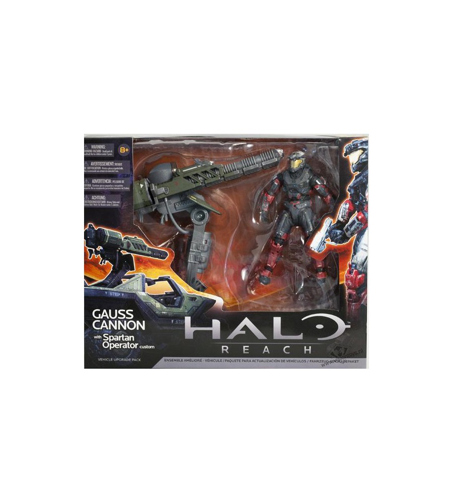 Halo Reach Gauss Cannon with Operator Visiontoys
