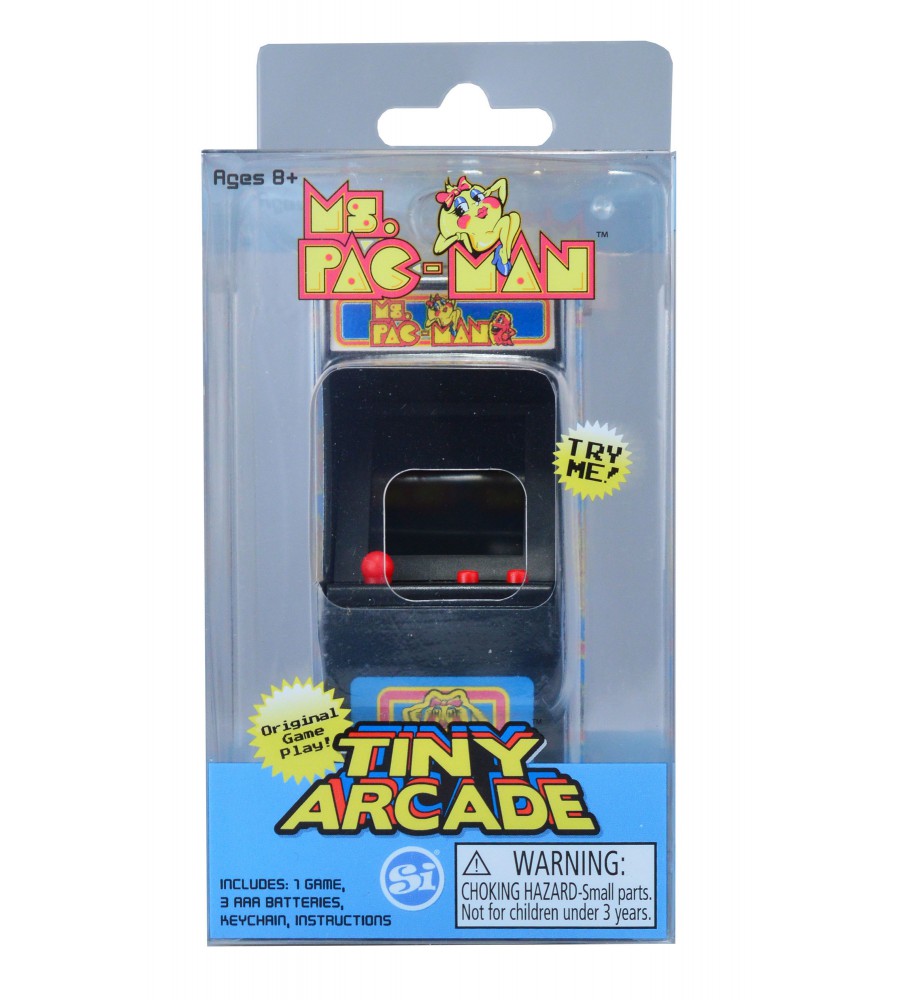 World's Smallest Ms. PacMan Really Working Tiny Arcade Game Visiontoys