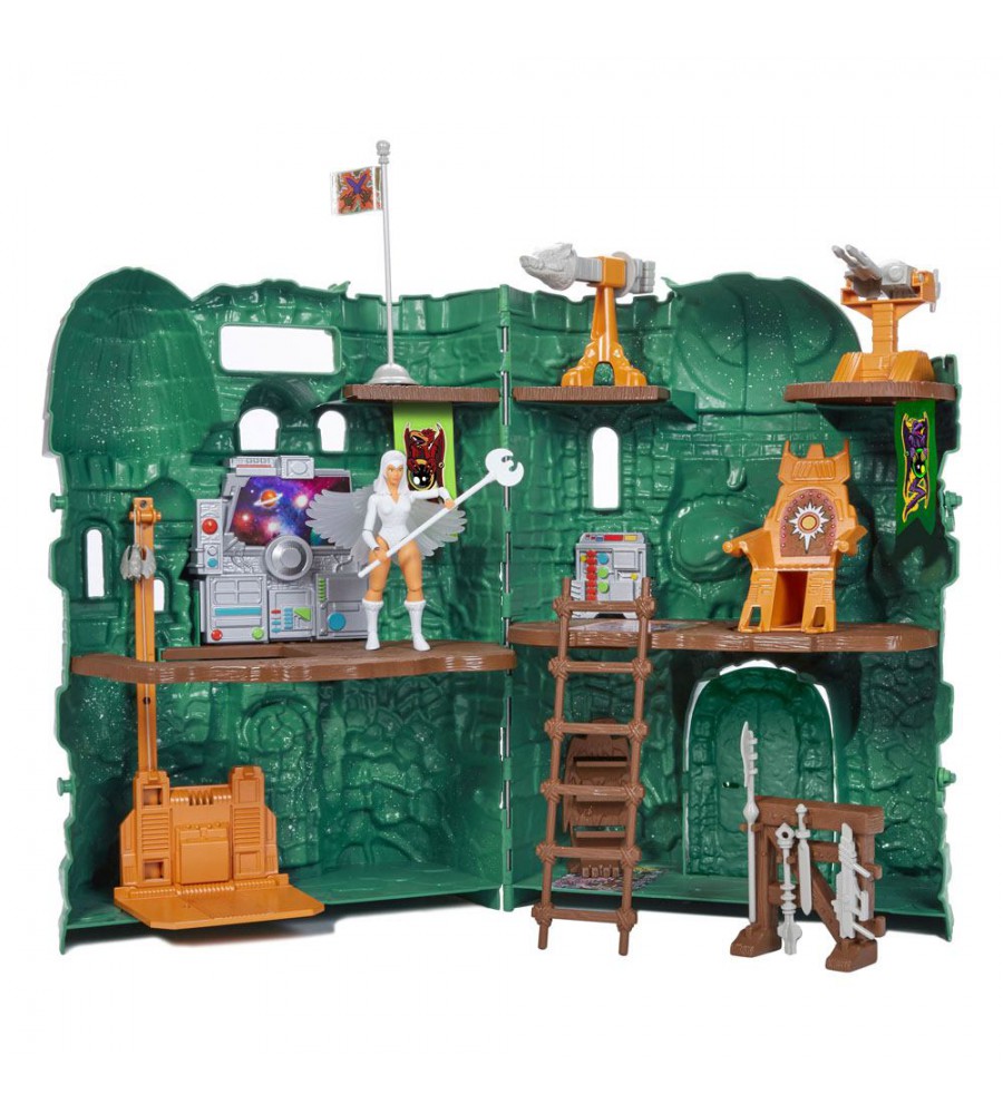 Masters of the Universe Origins Castle Grayskull with White Sorceress