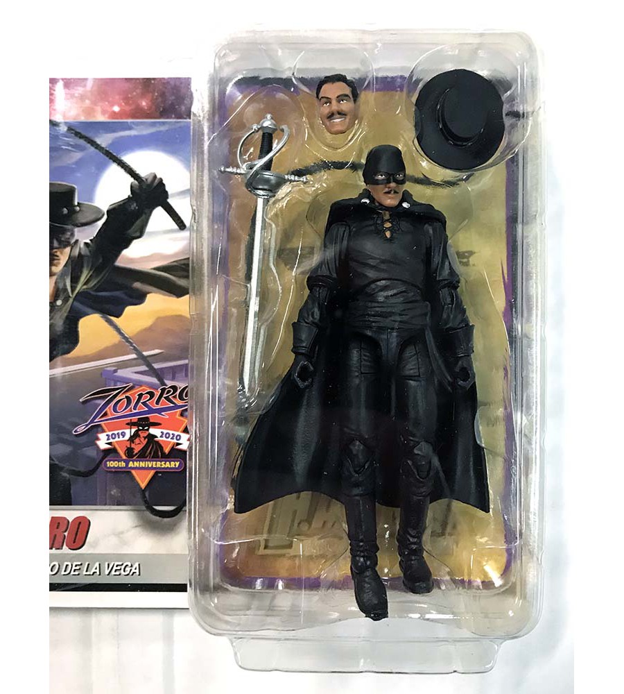 Zorro 100th Anniversary Hero H.A.C.K.S. Premium Action Figure Visiontoys