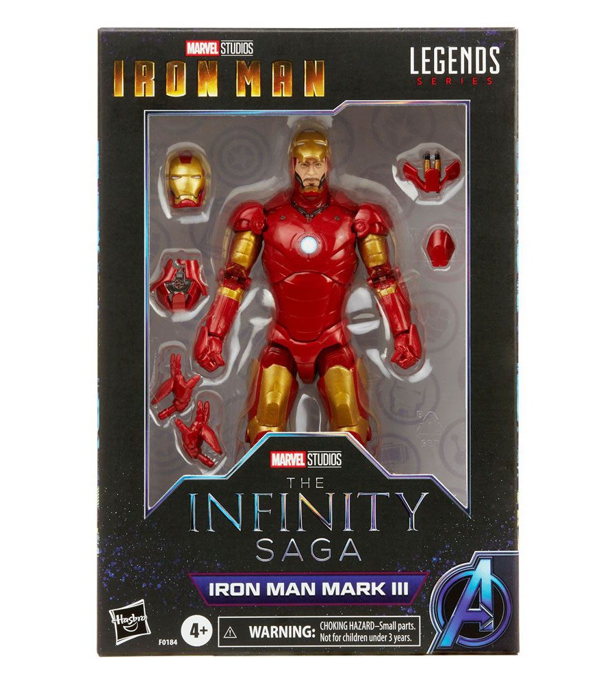 Marvel Legends 2021 The Infinite Saga Iron Man Mark III Action Figure