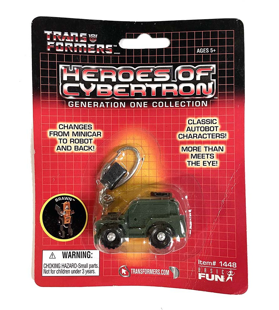 Transformers G1 Brawn Keychain Visiontoys
