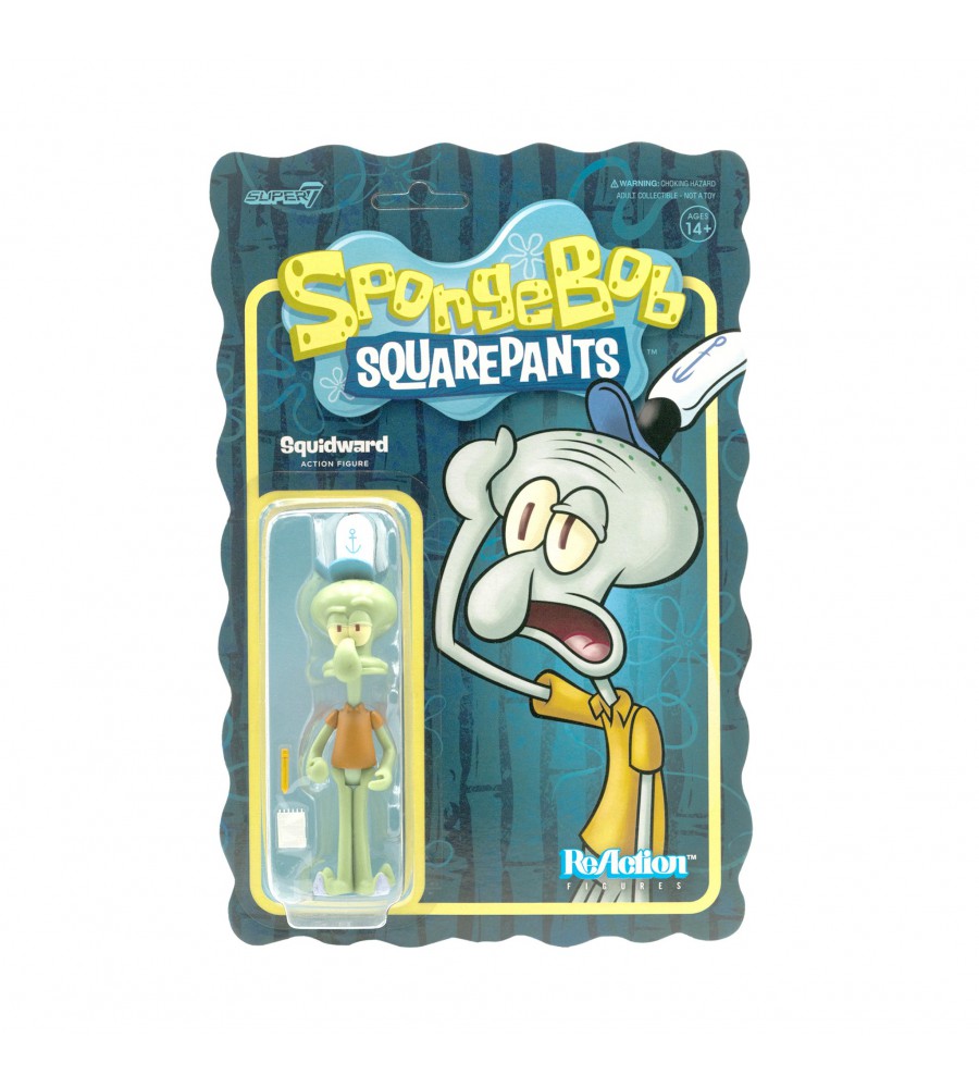 Spongebob Reaction Octo Squidward Retro Action Figure Visiontoys