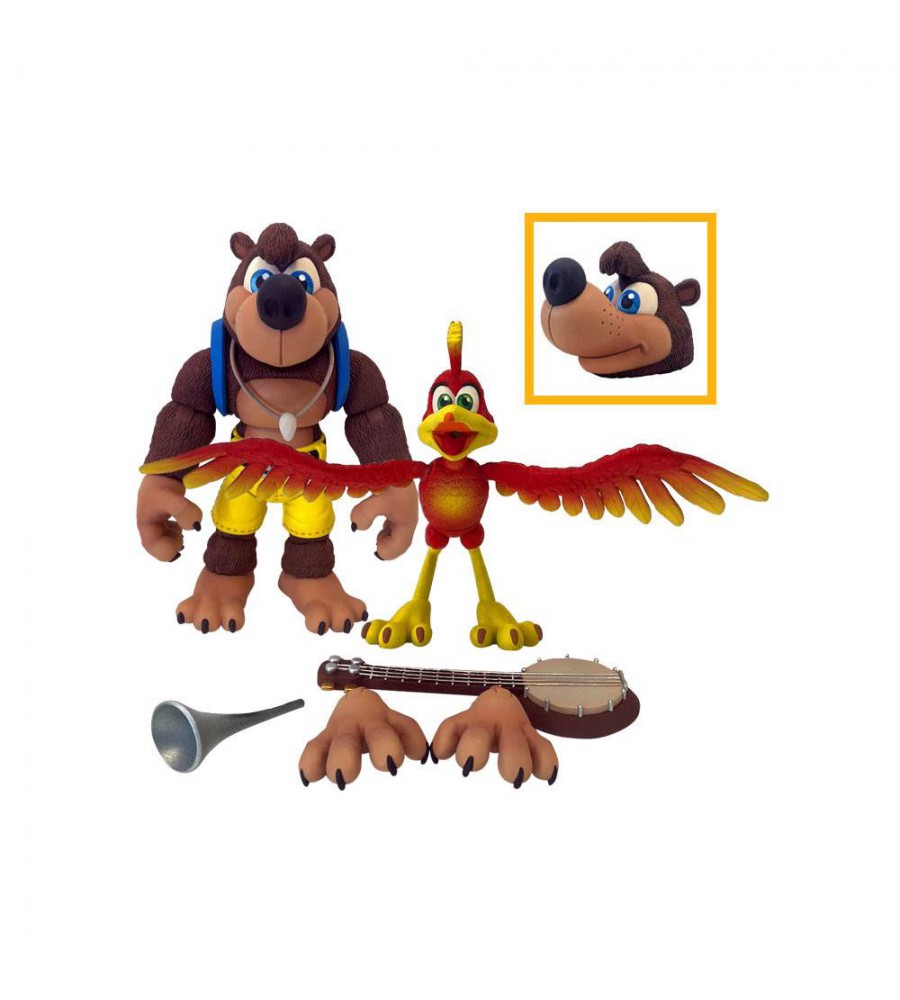 BanjoKazooie Banjo & Kazooie Deluxe Action Figure 2pack Visiontoys