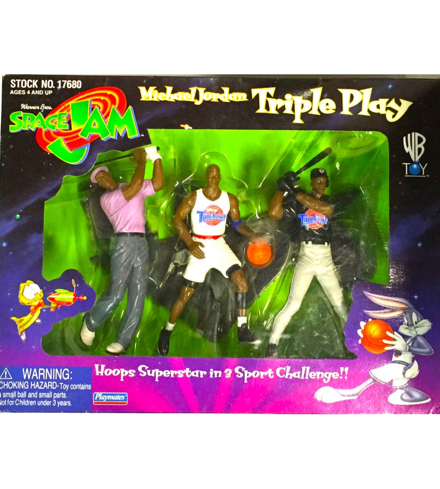 Space Jam: Michael Jordan Triple Play Action Figure 3-pack - Visiontoys