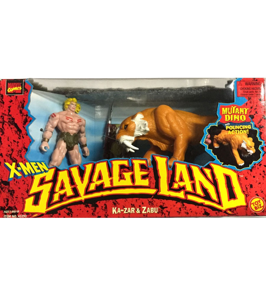 XMen Savage Land Savage KaZar & Zabu Visiontoys